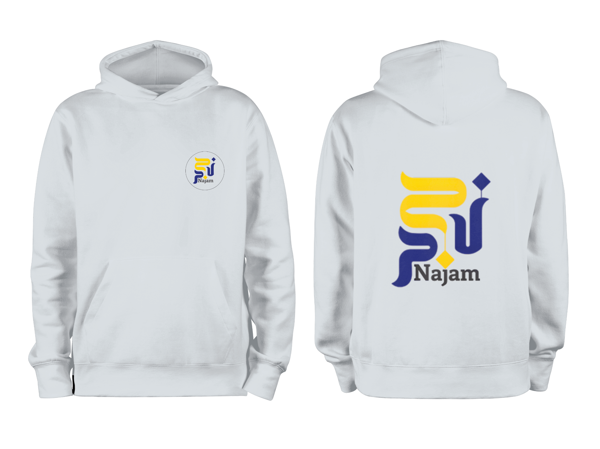 White Hoodie without Zipper